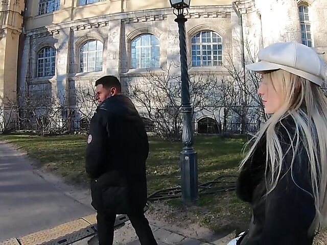 POV threesome with sweet girl Melody Marks