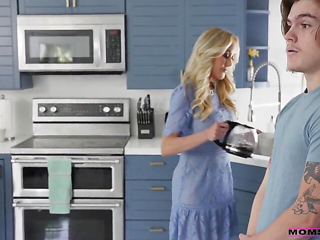 Brandi Love and Lily Larimar in step mom and teen threesome