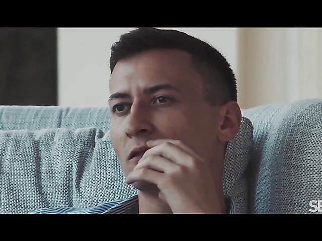 Cute redhead Dolly Dyson drinking, talking and fucking