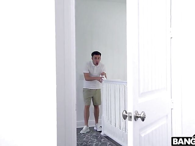 Numi Zarah washing her big natural tits in the shower and getting banged