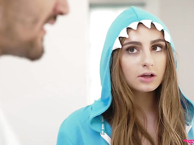 Ginger Gray & Penelope Kay - Young threesome with stepsister's best friend