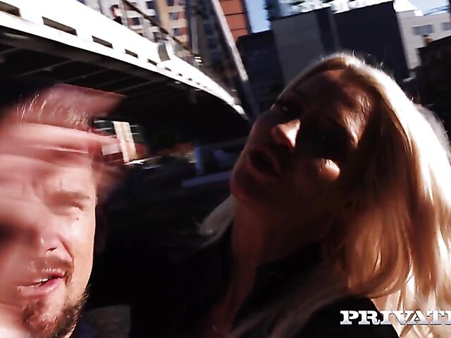 Blonde milf lingerie and boots fuck with Sienna Day