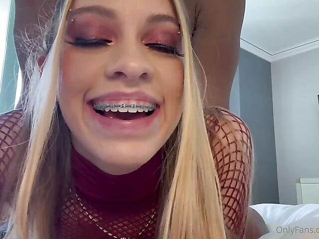 Khloe Kapri & Dredd - POV big black cock anal in fishnet outfit