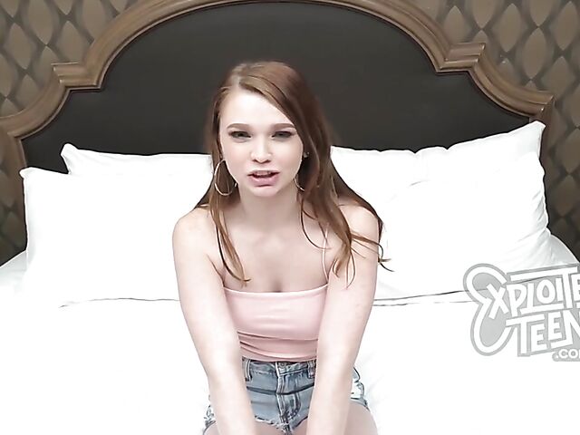 Mazy Myers - Cute teen casting from your point of view