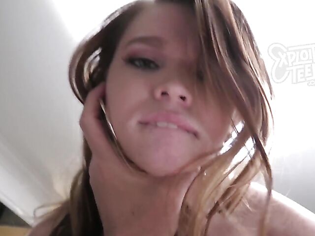 Mazy Myers - Cute teen casting from your point of view