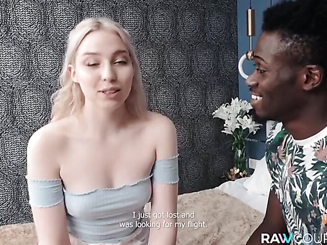 Russian interracial porn with lovely teen babe Kira Viburn