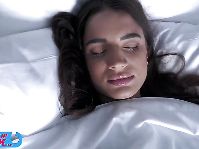 Candie Luciani and Woodman anal and DP after waking up