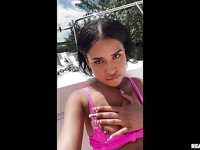 Wild boat sex with exotic bikini girl Ryder Rey