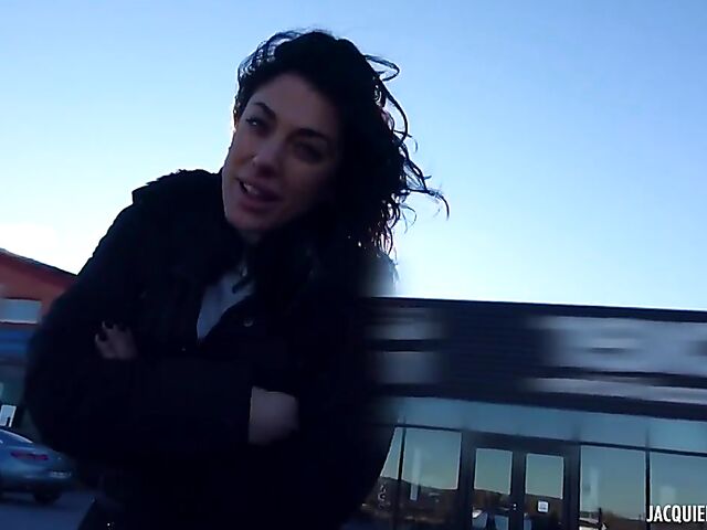 Sabrina Ice - Euro brunette interracial pounding with anal