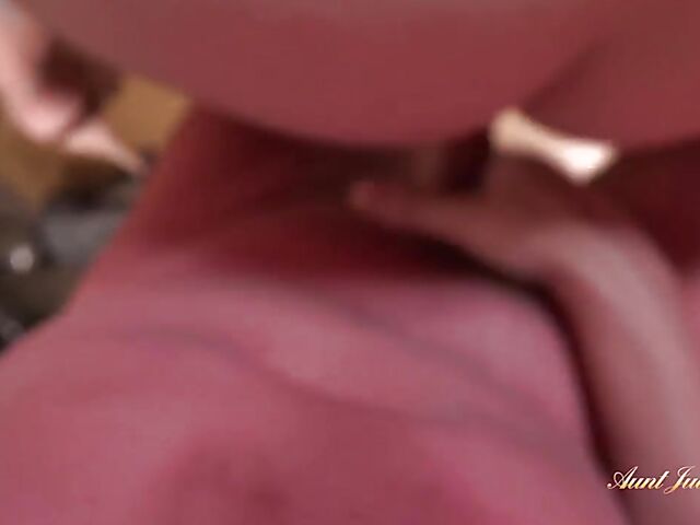 POV mature lady Josephine James takes your cock