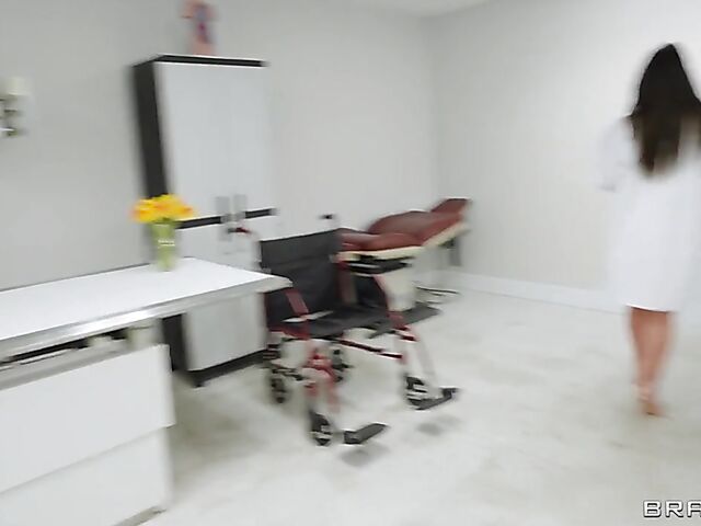 Angela White - Busty doctor interracial POV black cock treat