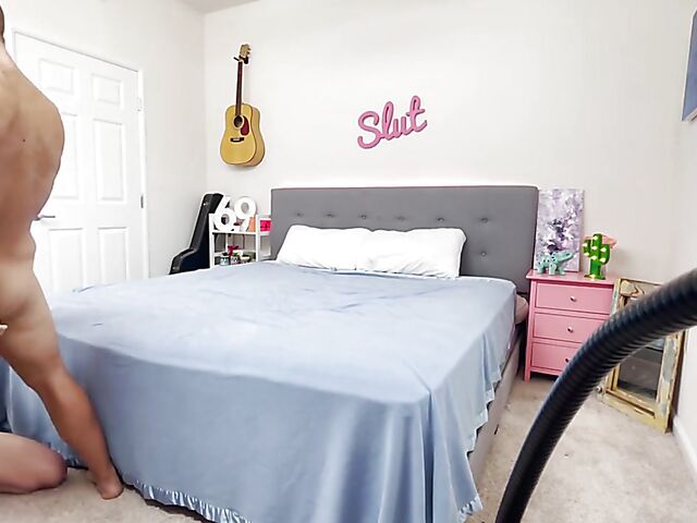 Behind the scenes fuck with slutty teen Anna Claire Clouds