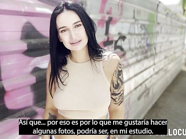 Darsi Devil is a beautiful brunette from Ukrain who gets picked up and fucked by Torbe