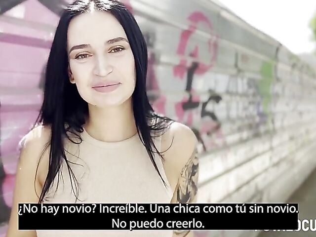 Darsi Devil is a beautiful brunette from Ukrain who gets picked up and fucked by Torbe