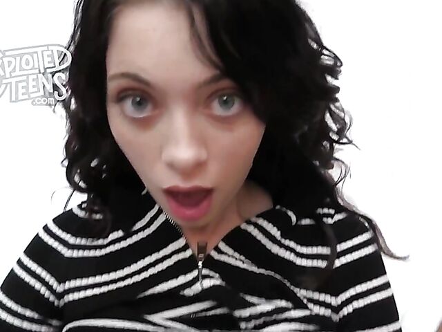 Corra Cox - Adorable brunette teen POV sex casting