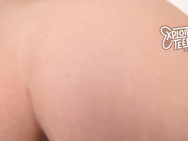 Corra Cox - Adorable brunette teen POV sex casting