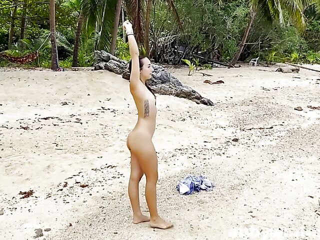 Naughty Francisca's vacation sex video with her real boyfriend