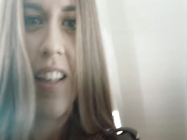 Erotic solo masturbation and dildo orgasm with Eveline Dellai