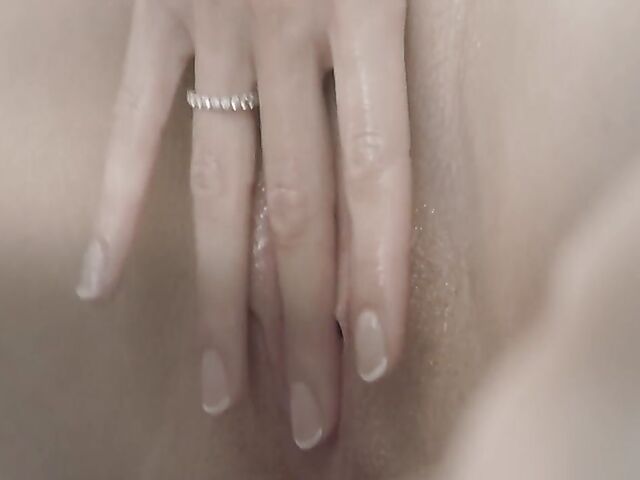 Erotic solo masturbation and dildo orgasm with Eveline Dellai