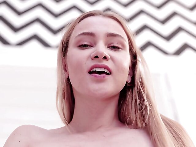 Ivi Rein - Graceful blonde girl masturbating to orgasm