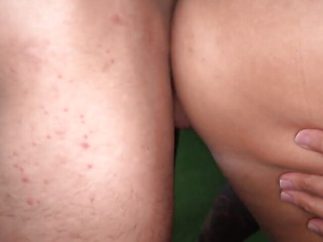 Mavi Burbujita - Biker MILF and young stud fuck in the garage