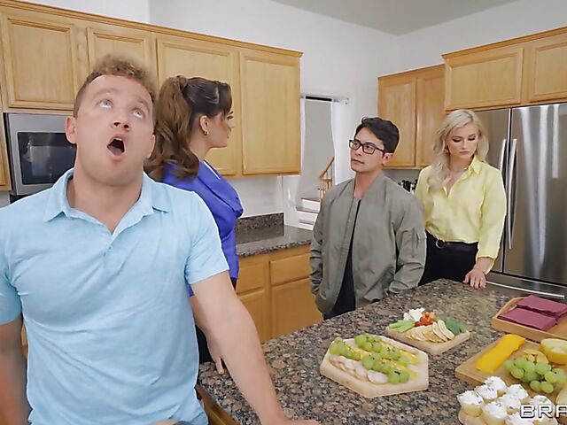 Siri Dahl & Katie Kush - Open house brazzers threesome with the dirty real estate agent