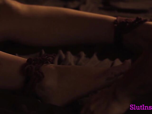 Marina Maree - Tied BBW bondage sex fantasy