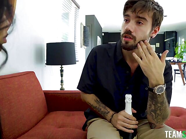 White guy bangs horny asian slut Lina Flex