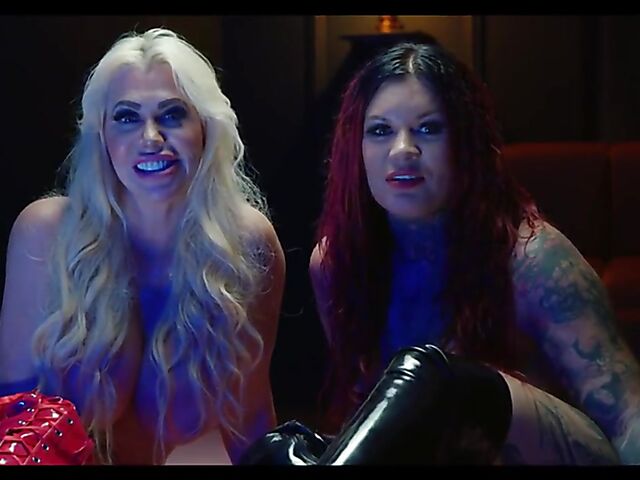 Big tits lesbian domination with Sabien Demonia and Tori Cummings