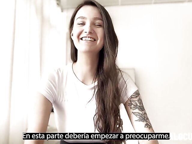 Charming Alice's young saggy tits for Torbe