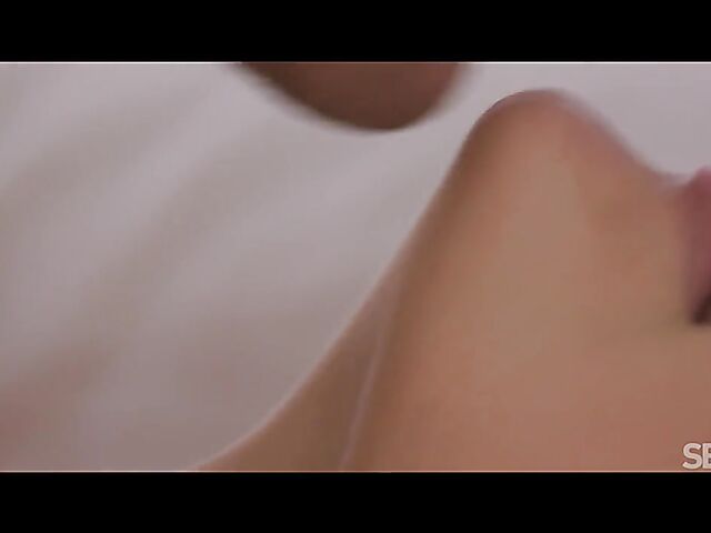 Blonde hair and sensual sex with petite Christy White