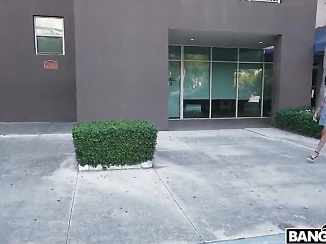 Interracial sex for money on the bus with Bianca Bangs