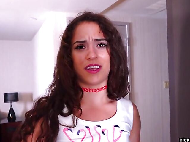 Rough interracial gagging and fucking with Ziggy Star