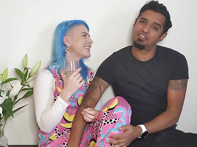 Real life lovers Fanny and Zane prefer oral sex