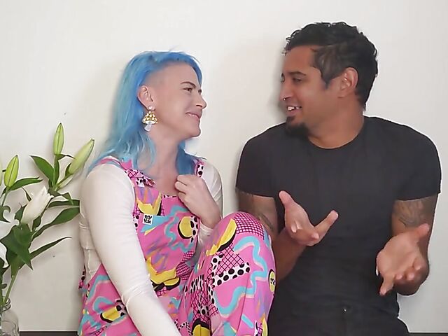 Real life lovers Fanny and Zane prefer oral sex