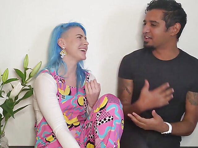 Real life lovers Fanny and Zane prefer oral sex