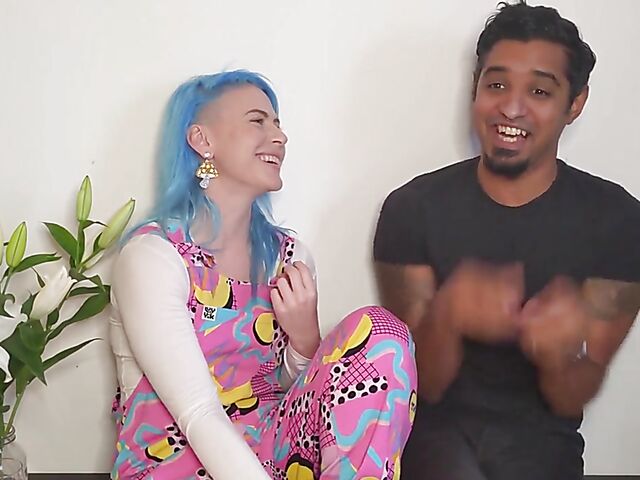 Real life lovers Fanny and Zane prefer oral sex