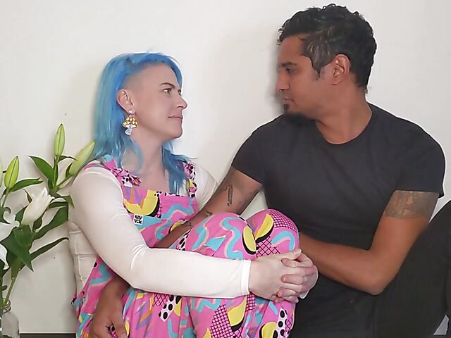 Real life lovers Fanny and Zane prefer oral sex