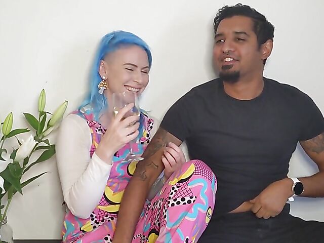 Real life lovers Fanny and Zane prefer oral sex