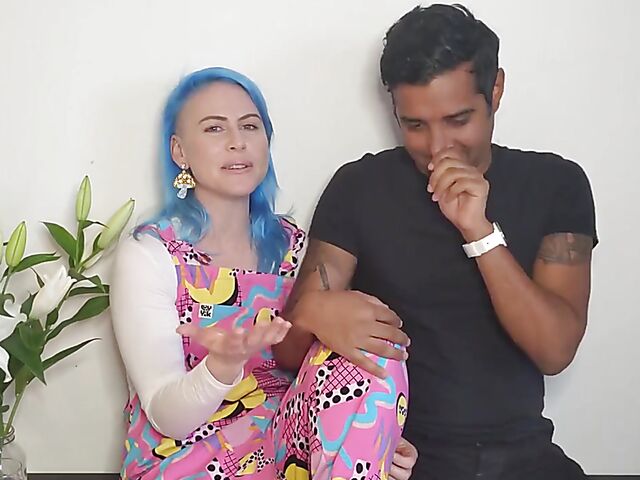 Real life lovers Fanny and Zane prefer oral sex