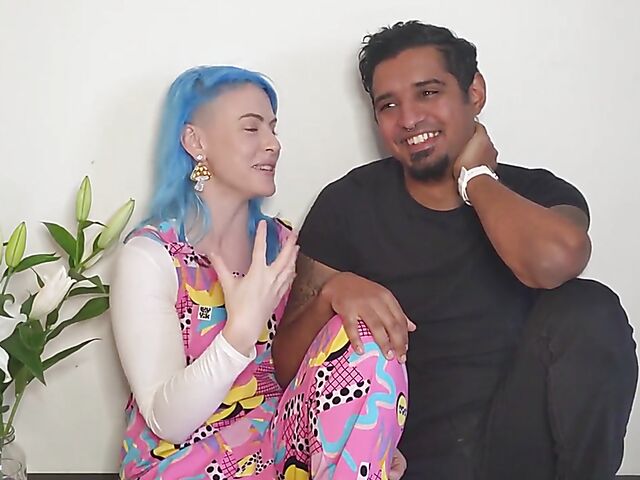 Real life lovers Fanny and Zane prefer oral sex