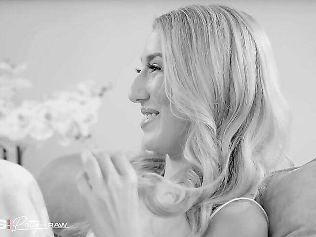 Sweet Sophia is eager to please two cocks in a threesome