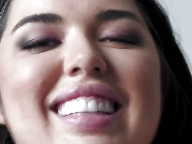 Diana Rius - Interracial DP in the morning in front of Woodman