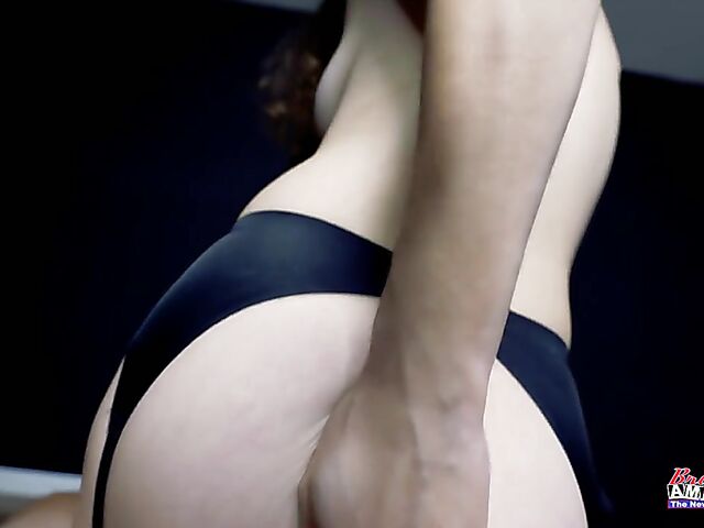 New girl with glasses POV HJ, BJ and riding featuring Dixie