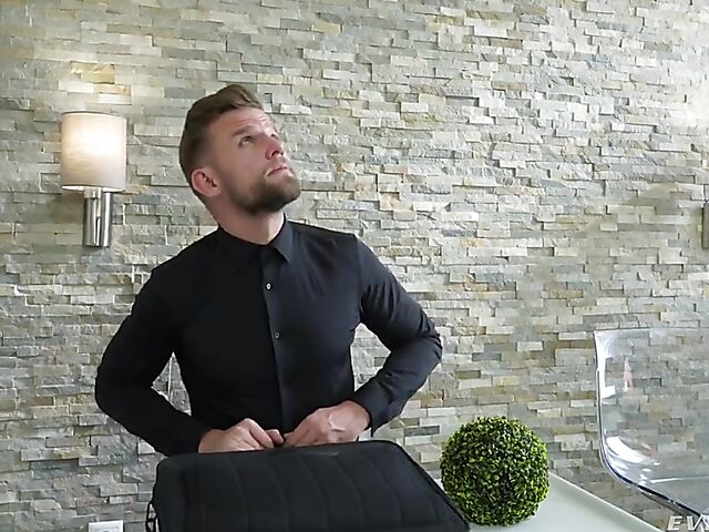 MILF anal fisting at work featuring Brittany Bardot