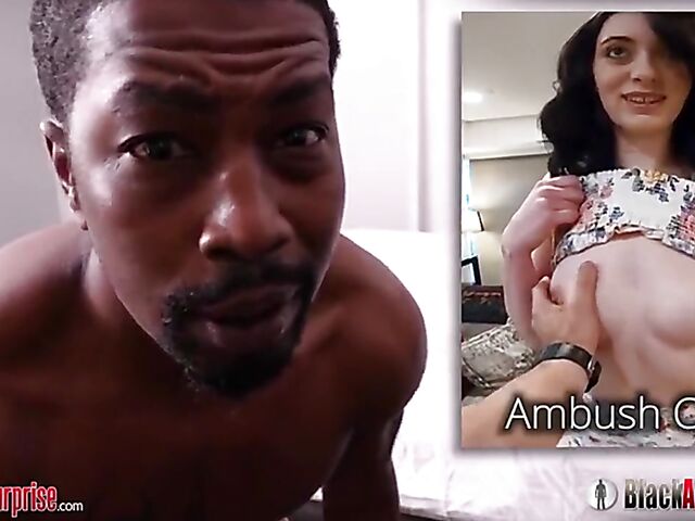 Interracial brunette on black fuck session with Corra Cox