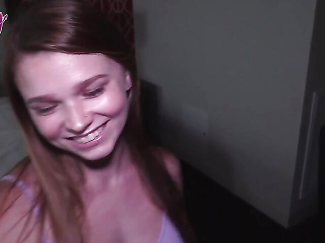 Cute teen creampie with adorable Mazy Myers