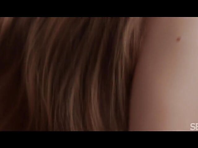 Arina Shy & Charlie Dean - Romantic beach walk and sensual sex in bed