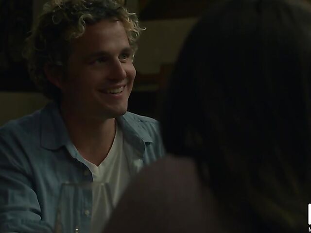 Lovely dinner and MMF threesome with curious Maya Woulfe