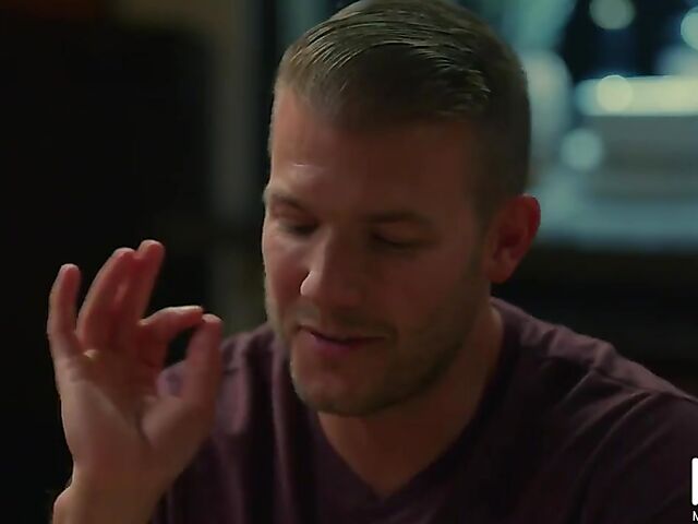 Lovely dinner and MMF threesome with curious Maya Woulfe